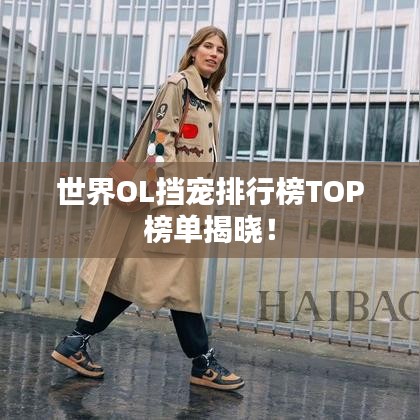 世界OL擋寵排行榜TOP榜單揭曉！