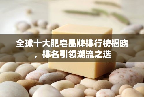 全球十大肥皂品牌排行榜揭曉，排名引領(lǐng)潮流之選