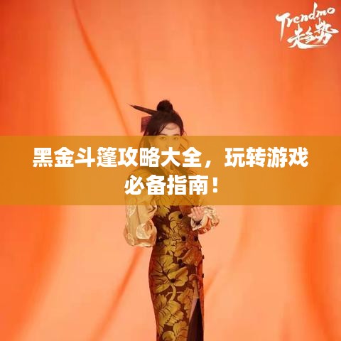 黑金斗篷攻略大全，玩轉(zhuǎn)游戲必備指南！