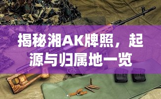 揭秘湘AK牌照，起源與歸屬地一覽