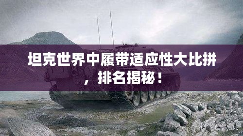 坦克世界中履帶適應性大比拼，排名揭秘！