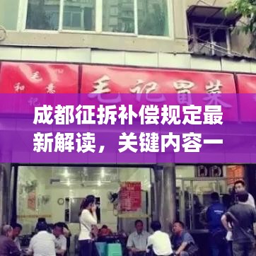 成都征拆補償規(guī)定最新解讀，關(guān)鍵內(nèi)容一網(wǎng)打盡！