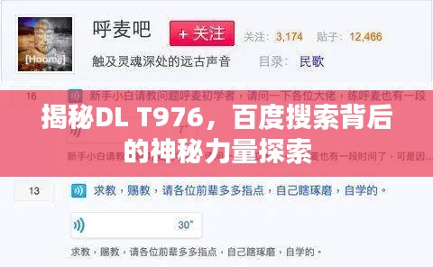 揭秘DL T976，百度搜索背后的神秘力量探索