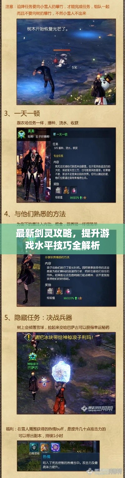 最新劍靈攻略，提升游戲水平技巧全解析