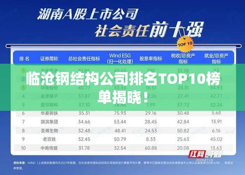 臨滄鋼結(jié)構(gòu)公司排名TOP10榜單揭曉！