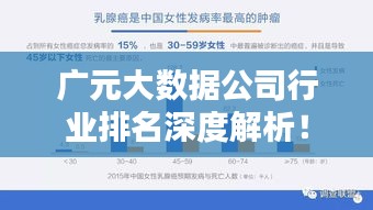廣元大數(shù)據(jù)公司行業(yè)排名深度解析！
