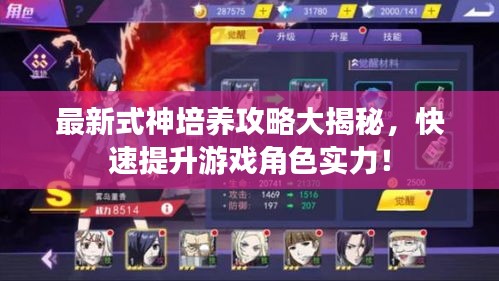 最新式神培養(yǎng)攻略大揭秘，快速提升游戲角色實(shí)力！