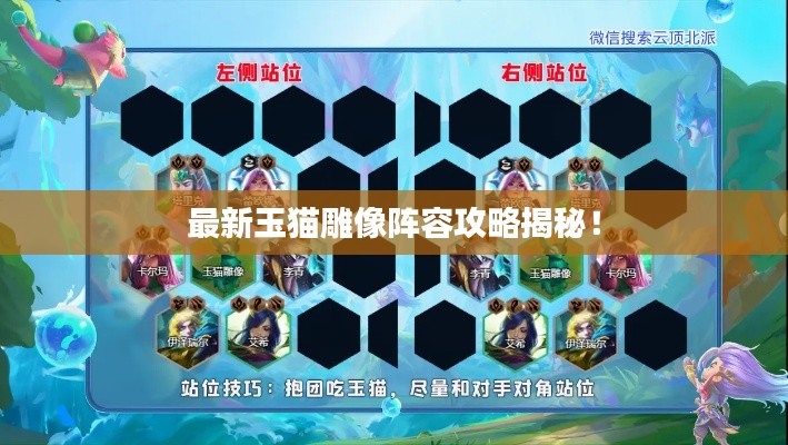 最新玉貓雕像陣容攻略揭秘！