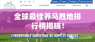 全球最佳養(yǎng)馬勝地排行榜揭曉！