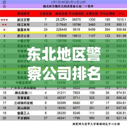 東北地區(qū)警察公司排名揭秘，影響力與實力并存的警務巨頭榜單