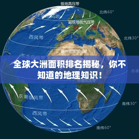 全球大洲面積排名揭秘，你不知道的地理知識！