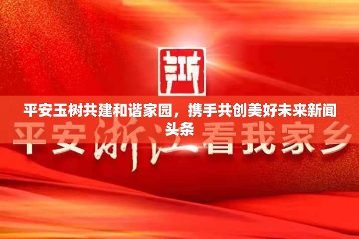 平安玉樹共建和諧家園，攜手共創(chuàng)美好未來新聞頭條